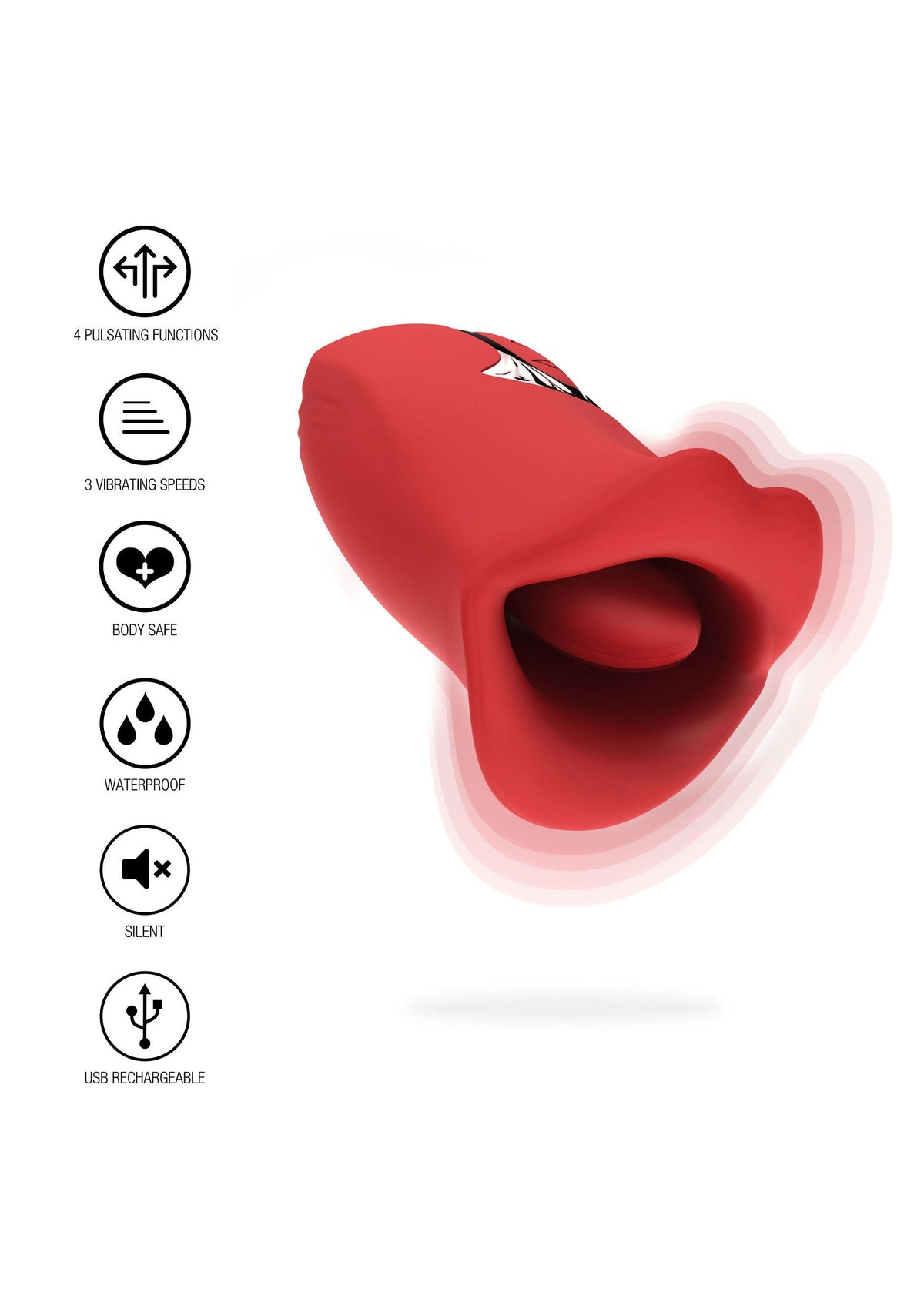 The Kisser Stimulator RED - 4