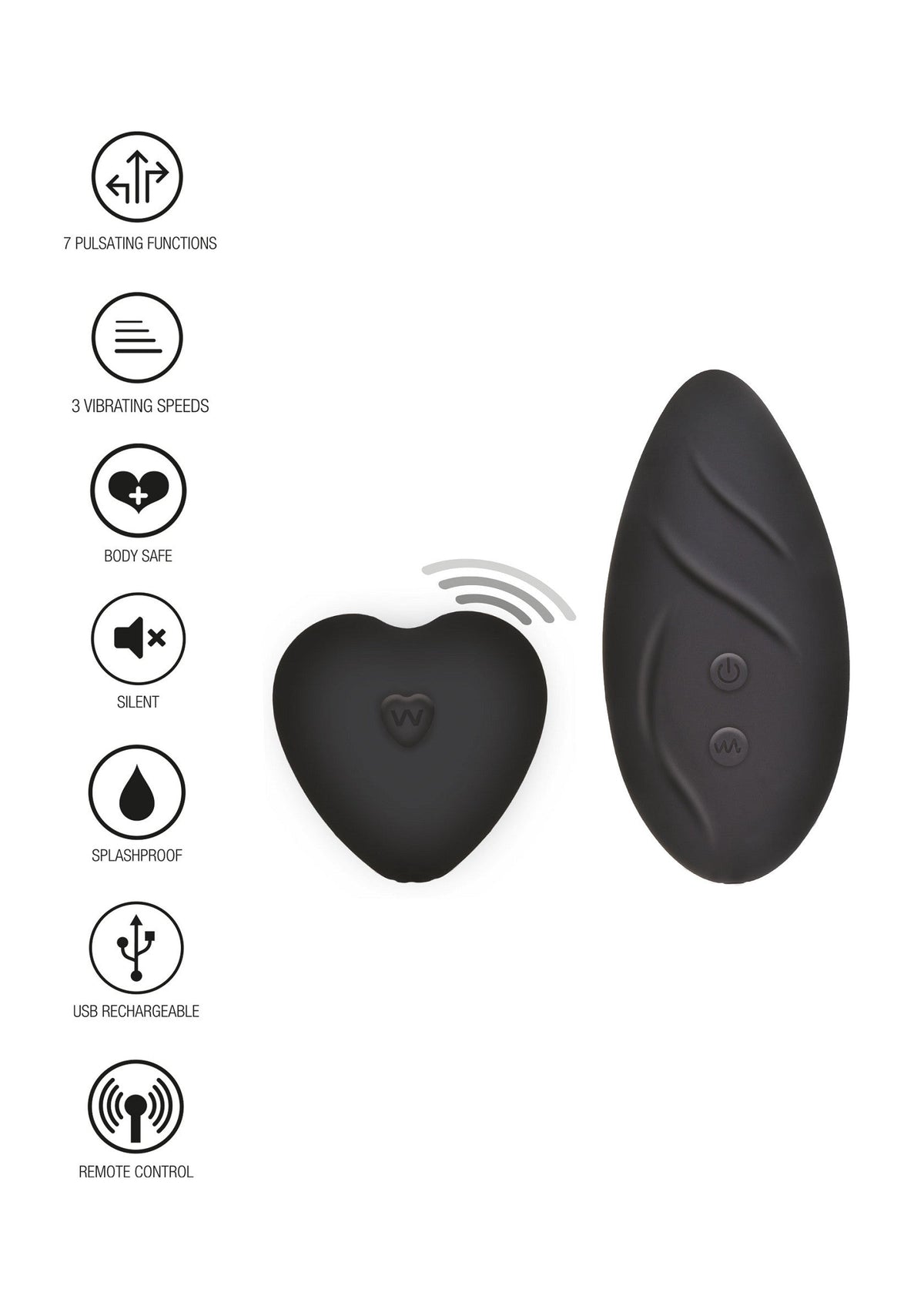Angel Panty Vibrator BLACK - 7