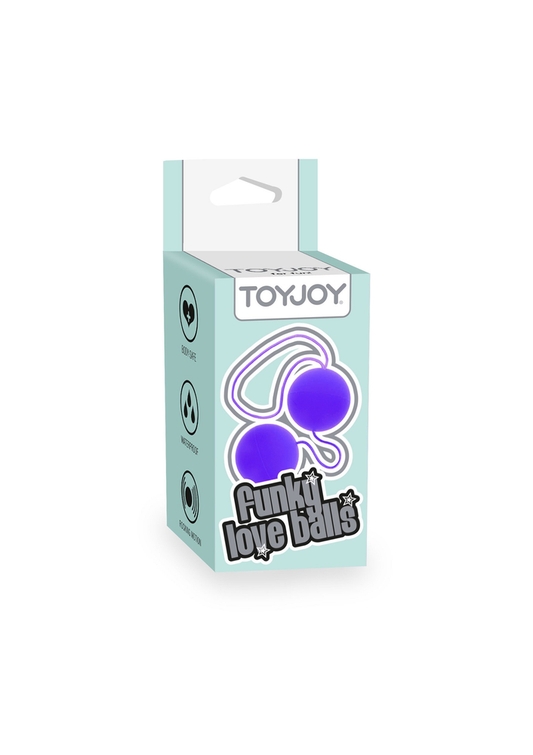 ToyJoy Funky Fun Toys Funky Love Balls - Lila