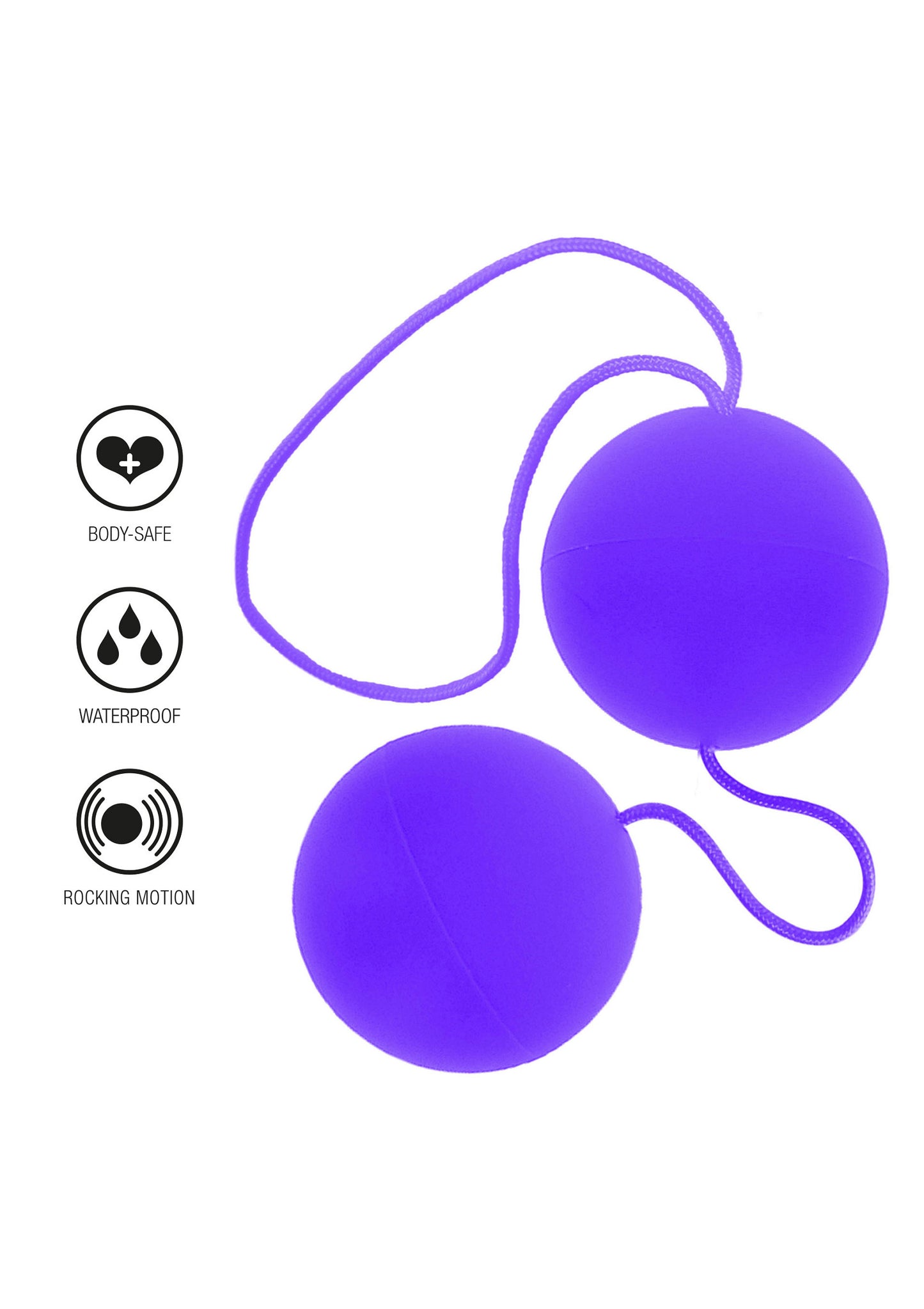 ToyJoy Funky Fun Toys Funky Love Balls PURPLE - 1