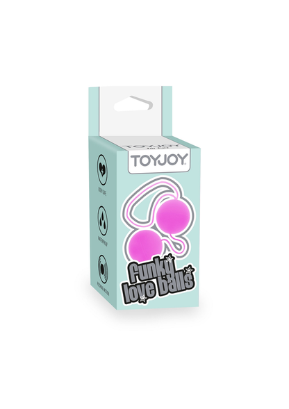 ToyJoy Funky Fun Toys Funky Love Balls VIOLET - 0