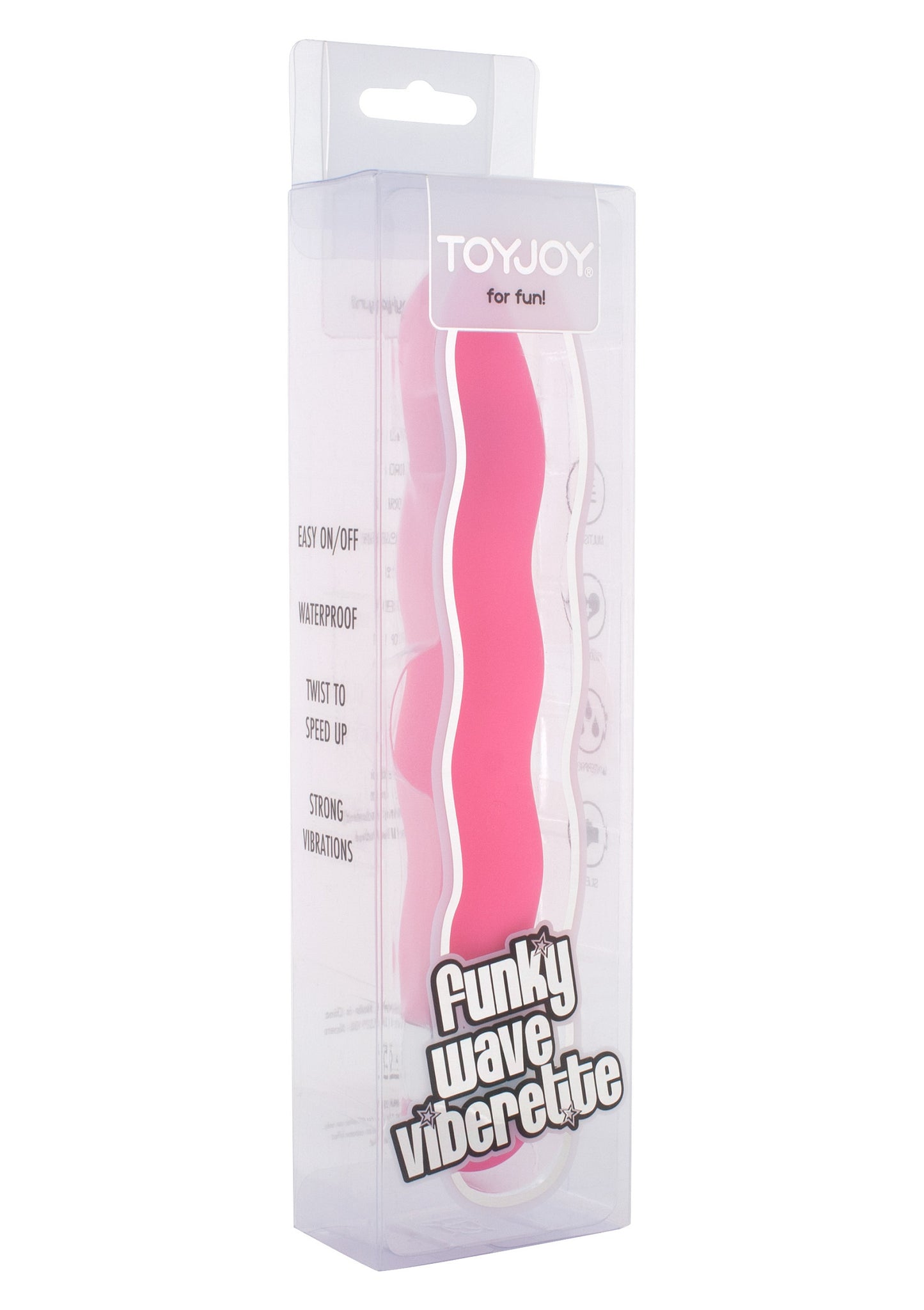 ToyJoy Funky Fun Toys Funky Wave Vibrette PINK - 3