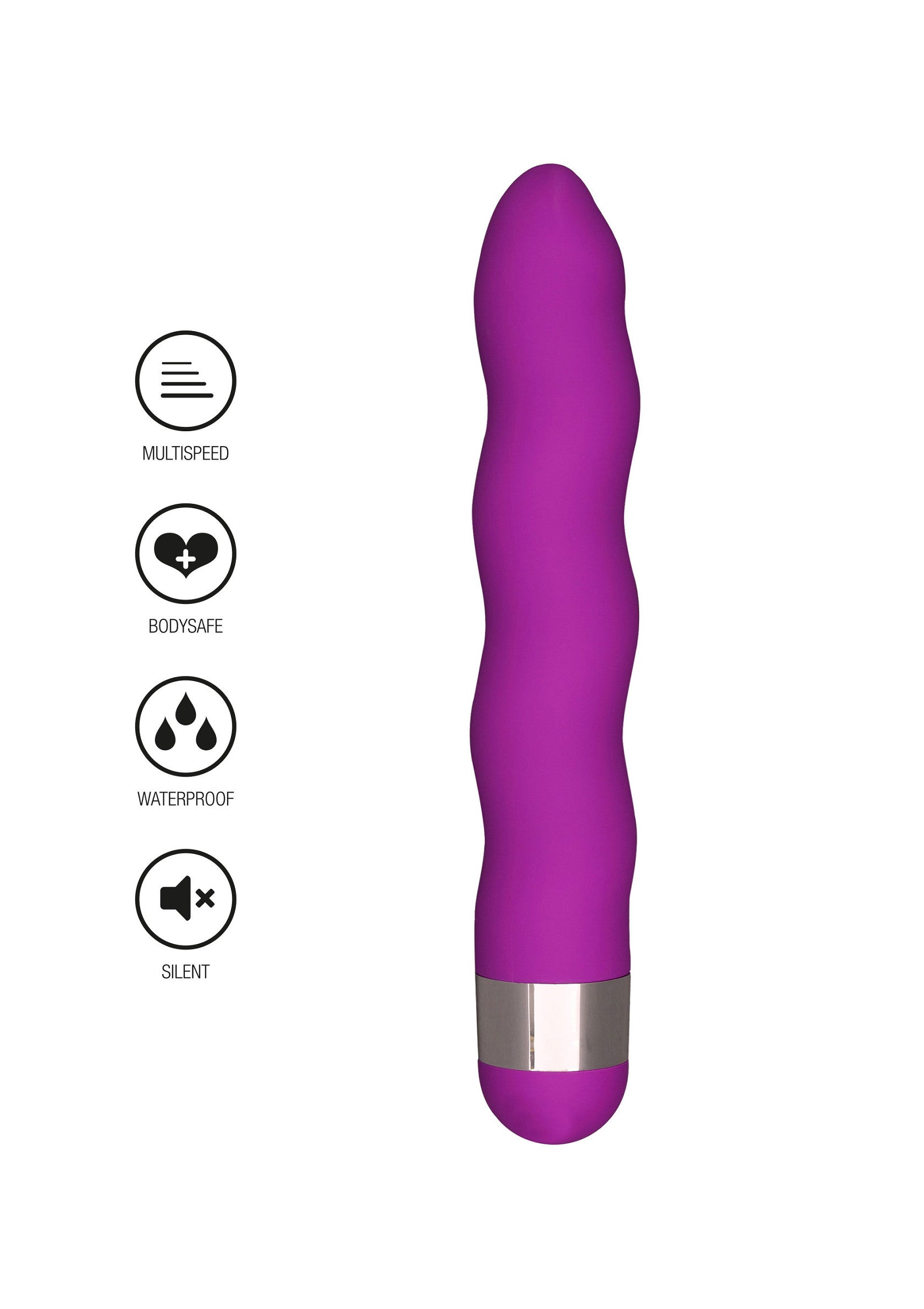 ToyJoy Funky Fun Toys Funky Wave Vibrette VIOLET - 3