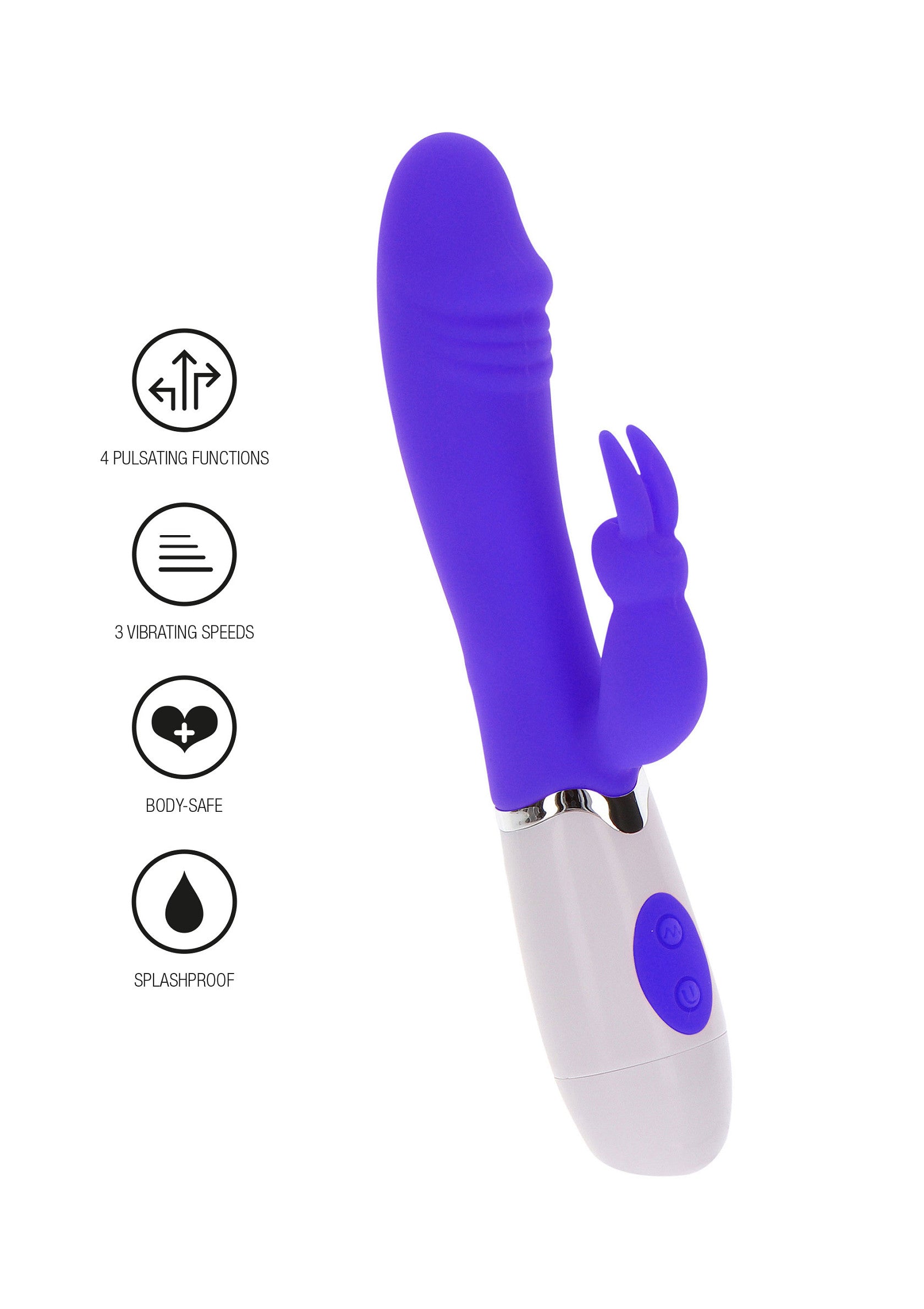 ToyJoy Funky Fun Toys Funky Rabbit PURPLE - 3