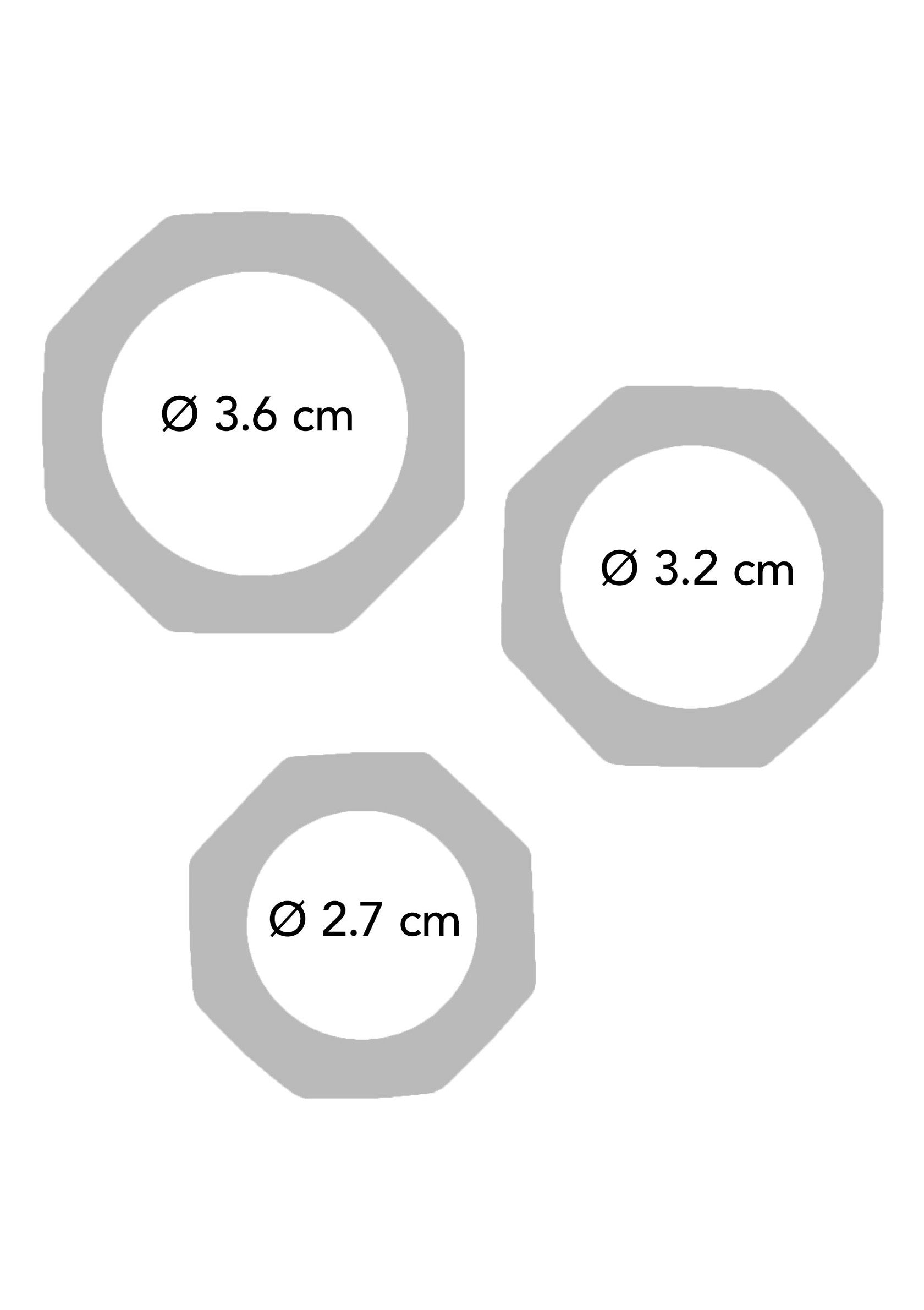 ToyJoy Manpower Power Halo C-Ring Set BLACK - 2