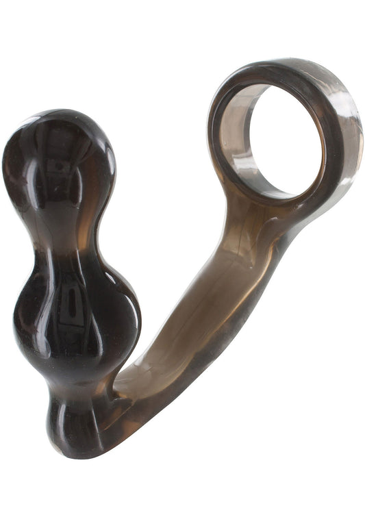 Power Plug & Penisring - Grau