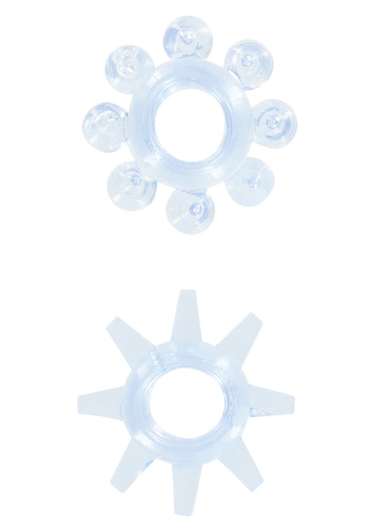 Power Stretchy Rings 2 pcs - Blau