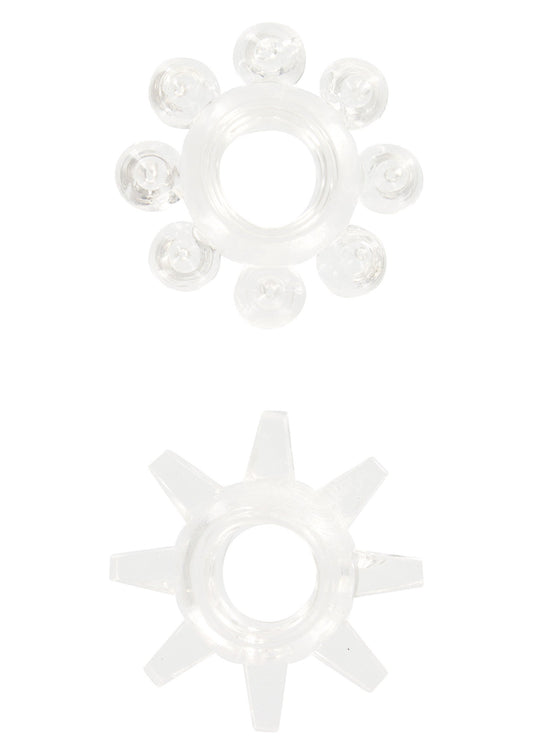 Power Stretchy Rings 2 pcs - Transparent