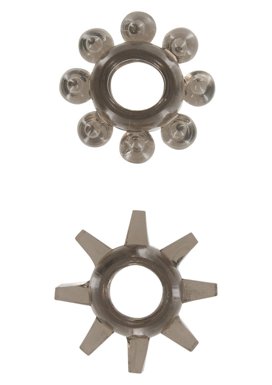 Power Stretchy Rings 2 pcs - Grau
