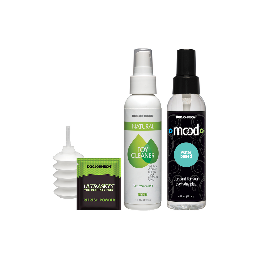 Vibrerende Dual Density ULTRASKYN Speelgoed Set + Afstandsbediening Fleischfarben - 1