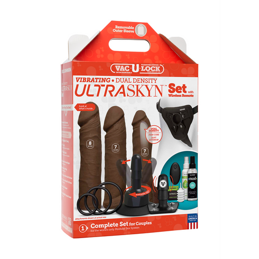 Vibrierendes Dual Density ULTRASKYN Spielzeug Set + Fernbedienung