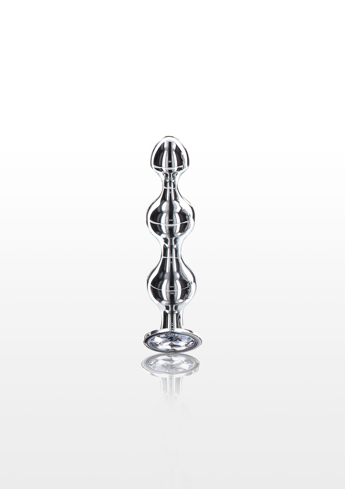 ToyJoy Anal Play Diamond Star Beads Small SILVER - 4