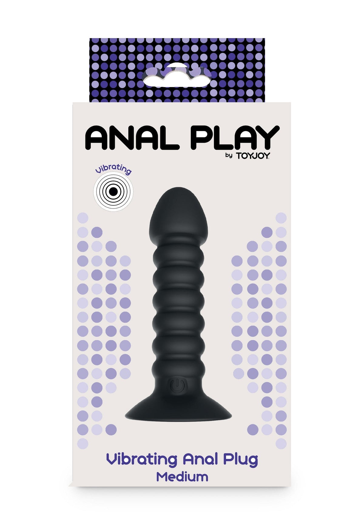 Vibrating Anal Plug Medium BLACK - 2