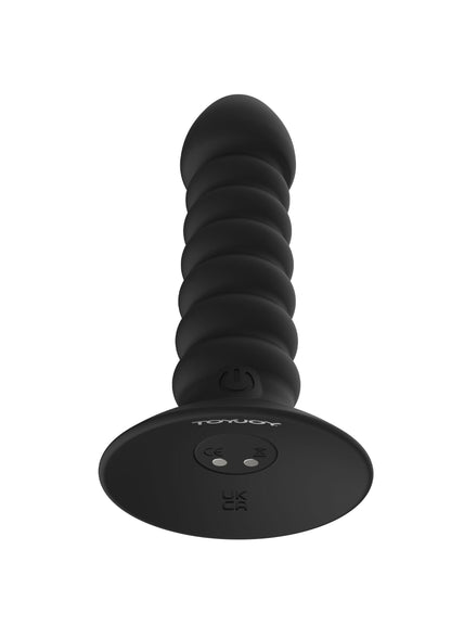 Vibrating Anal Plug Medium BLACK - 5