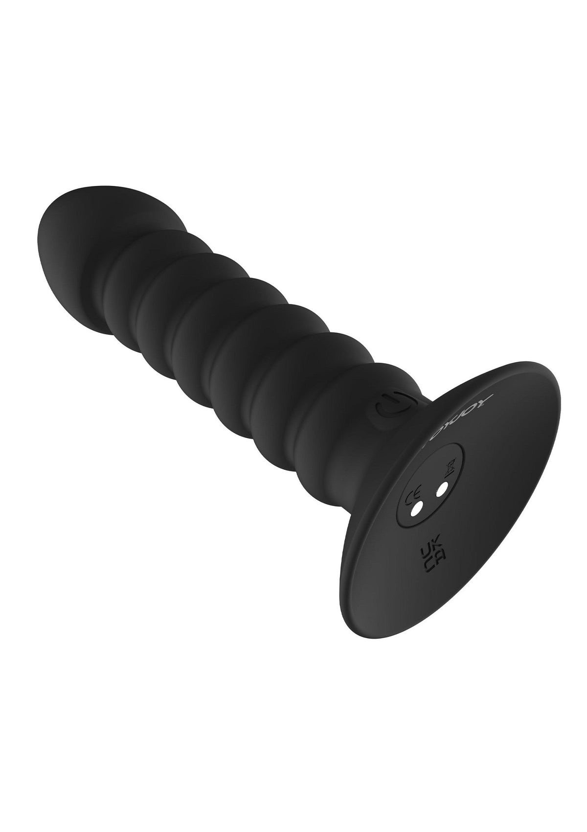 Vibrating Anal Plug Medium BLACK - 6