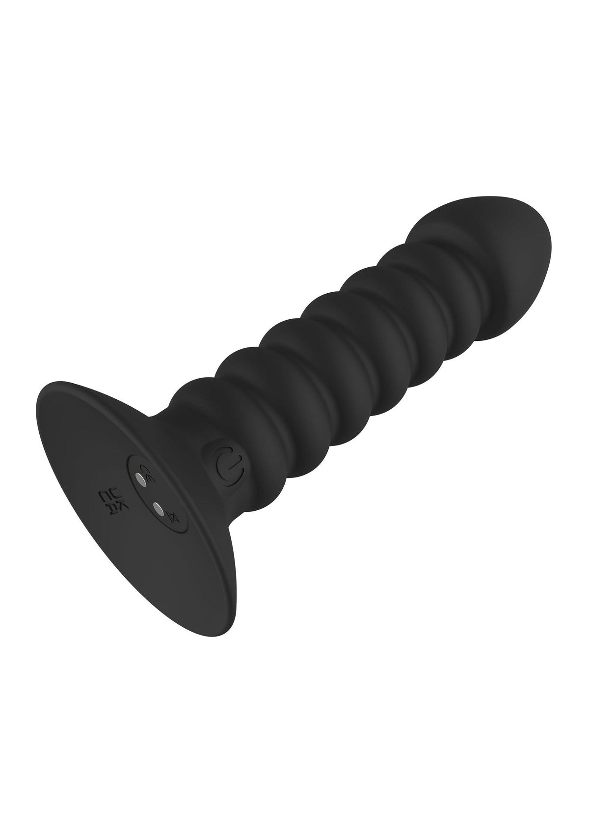 Vibrating Anal Plug Medium BLACK - 7