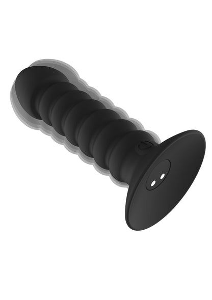 Vibrating Anal Plug Medium BLACK - 1