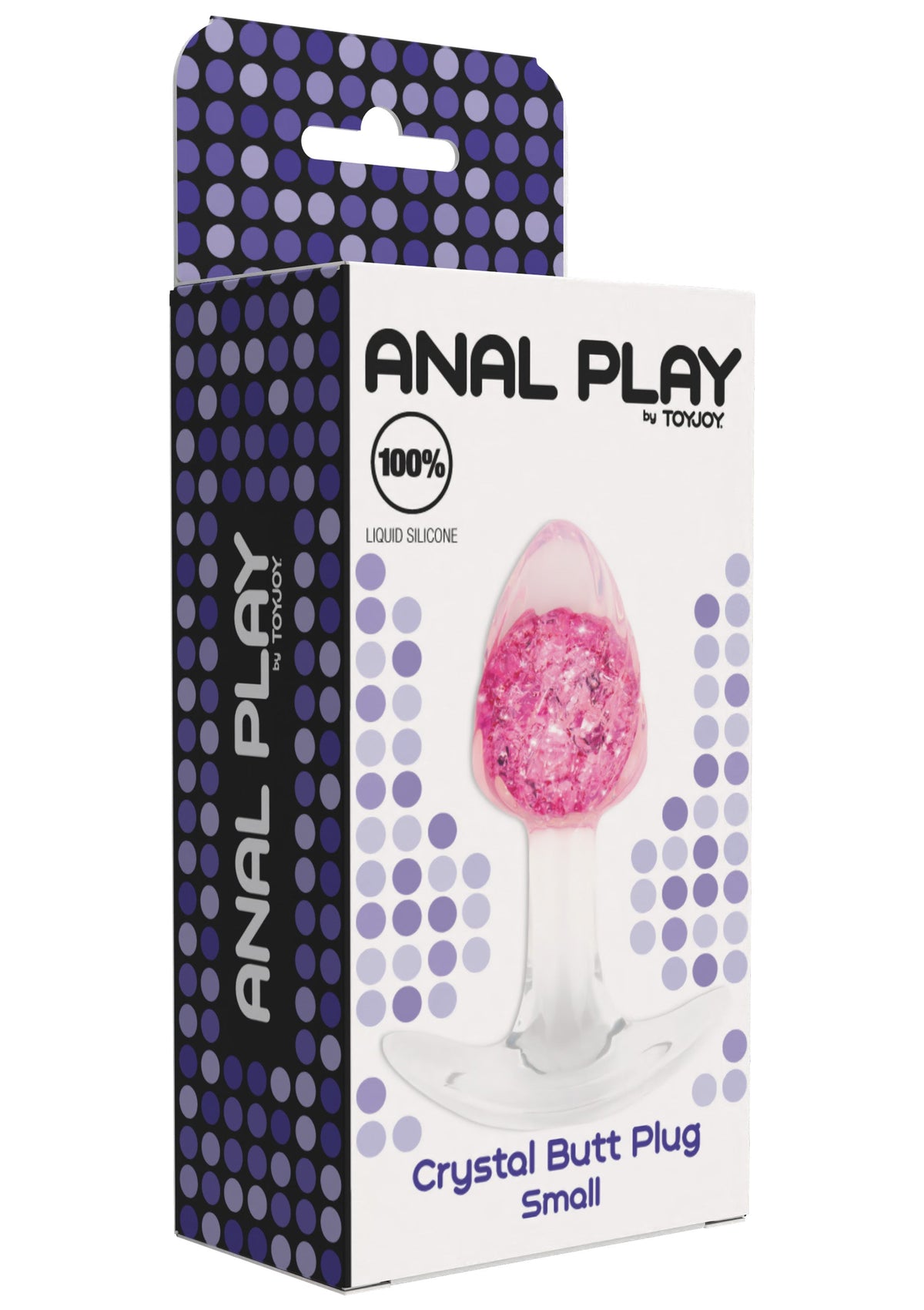 Crystal Butt Plug Small PINK - 1