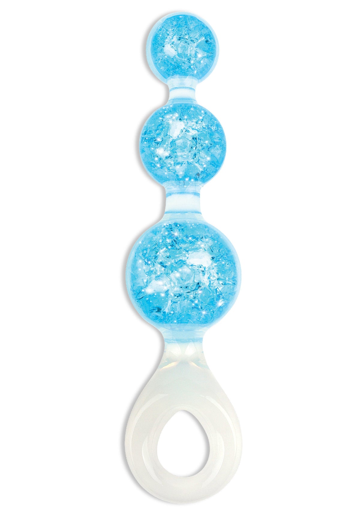 Crystal Trio Butt Plug Medium BLUE - 1