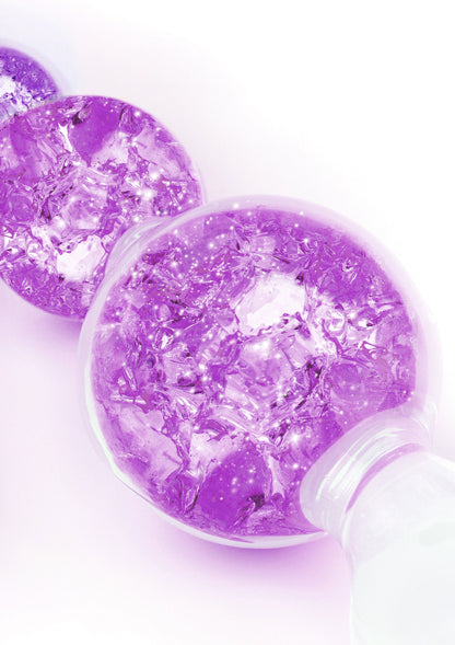 Crystal Trio Butt Plug Medium PURPLE - 0