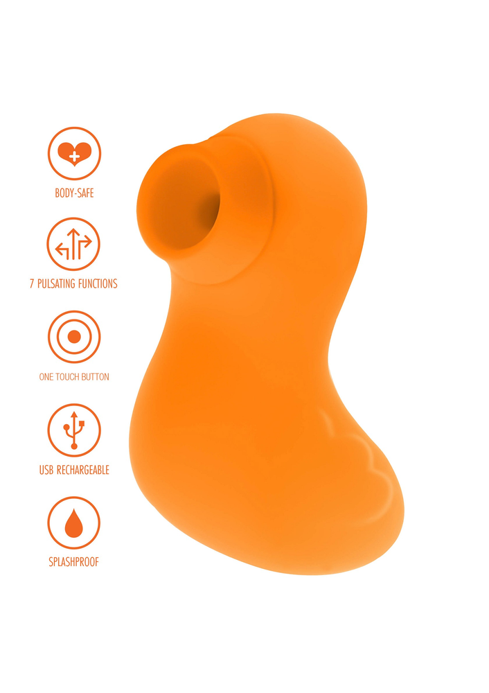 ToyJoy Happiness Sexy Sucking Duckface ORANGE - 1