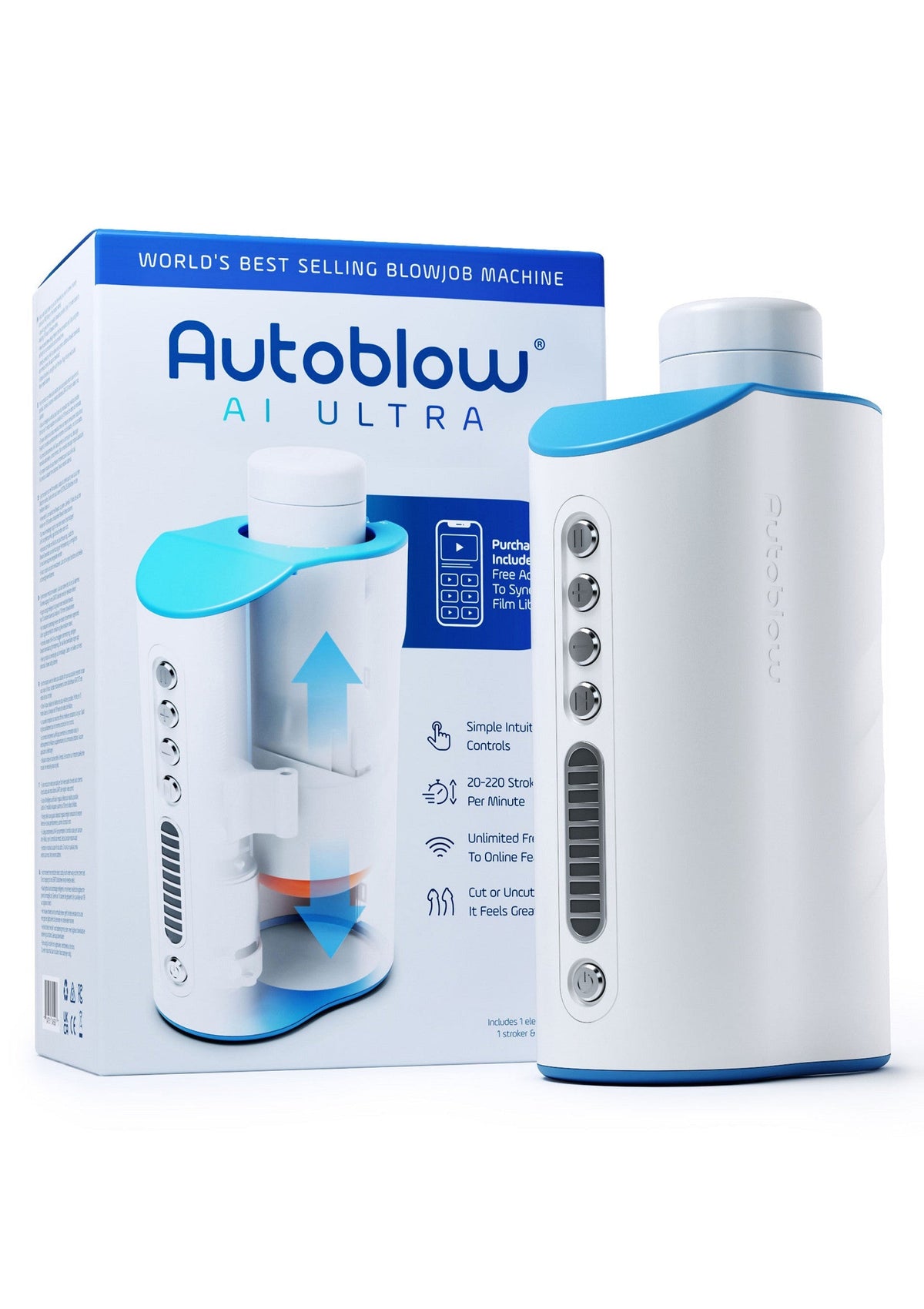 Autoblow AI Ultra (EU Plug) WHITE - 0