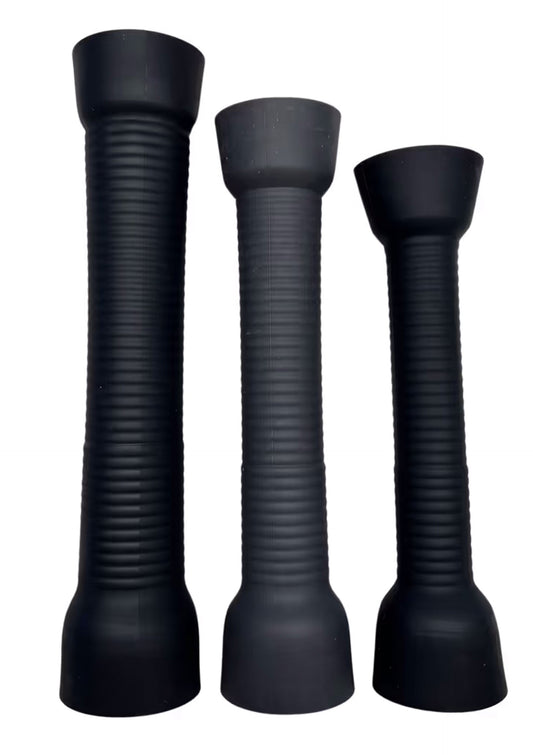 VacuGLIDE 3 Silicone Sleeves - Schwarz
