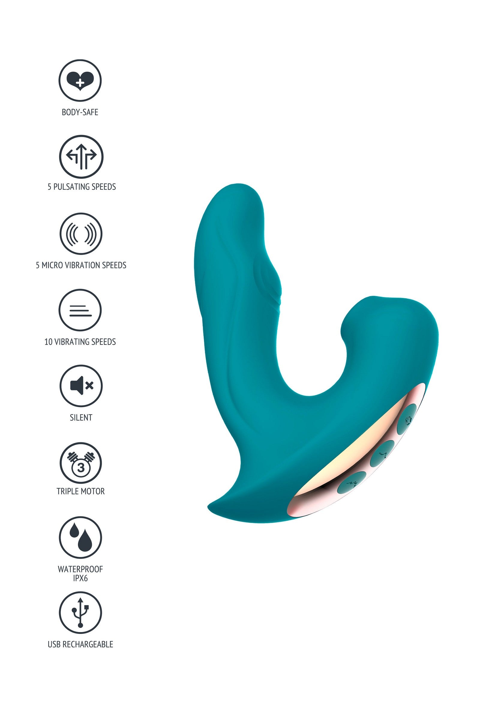 Xocoon Eternal Love Vibe Stimulator GREEN - 12