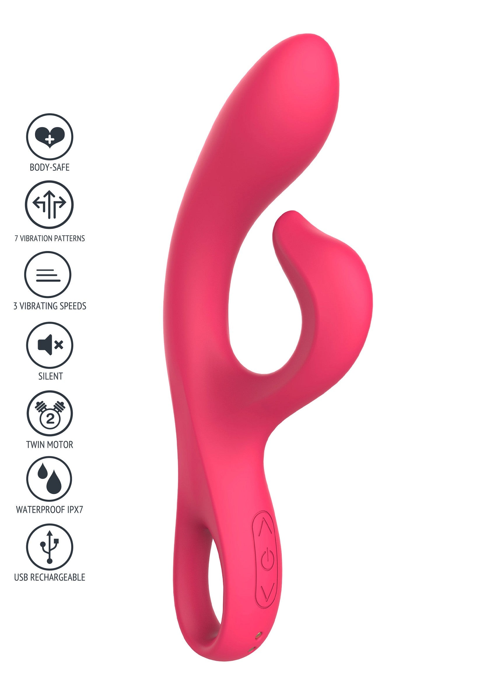 Xocoon Endless Orgasm Vibrator FUCHSIA - 2