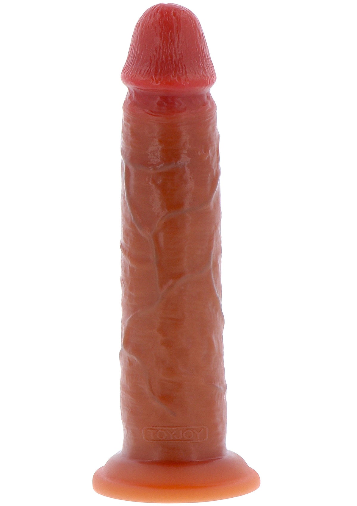 Foreskin Dong Vibrating Silicone 22 cm CARAMEL - 2