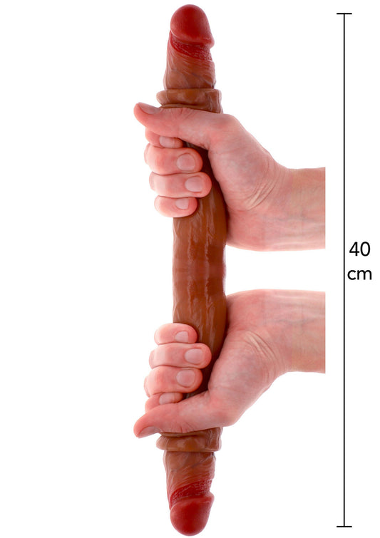 Foreskin Double Dong Silicone 40 cm