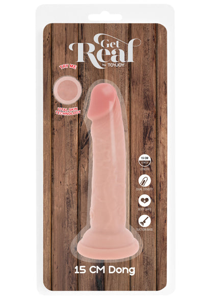 Deluxe Dual Density Dong TPE 15 cm SKIN - 2