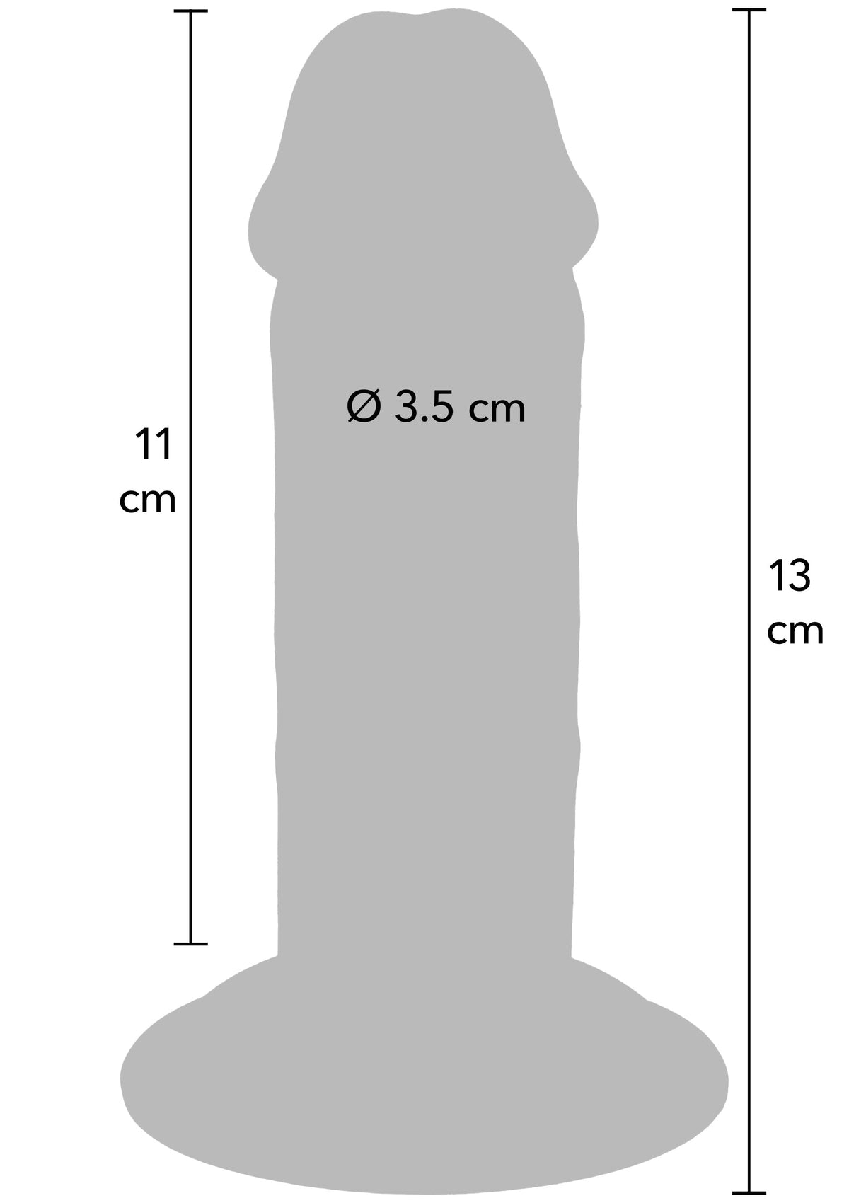 Deluxe Dual Density Thick Dong TPE 13 cm SKIN - 9