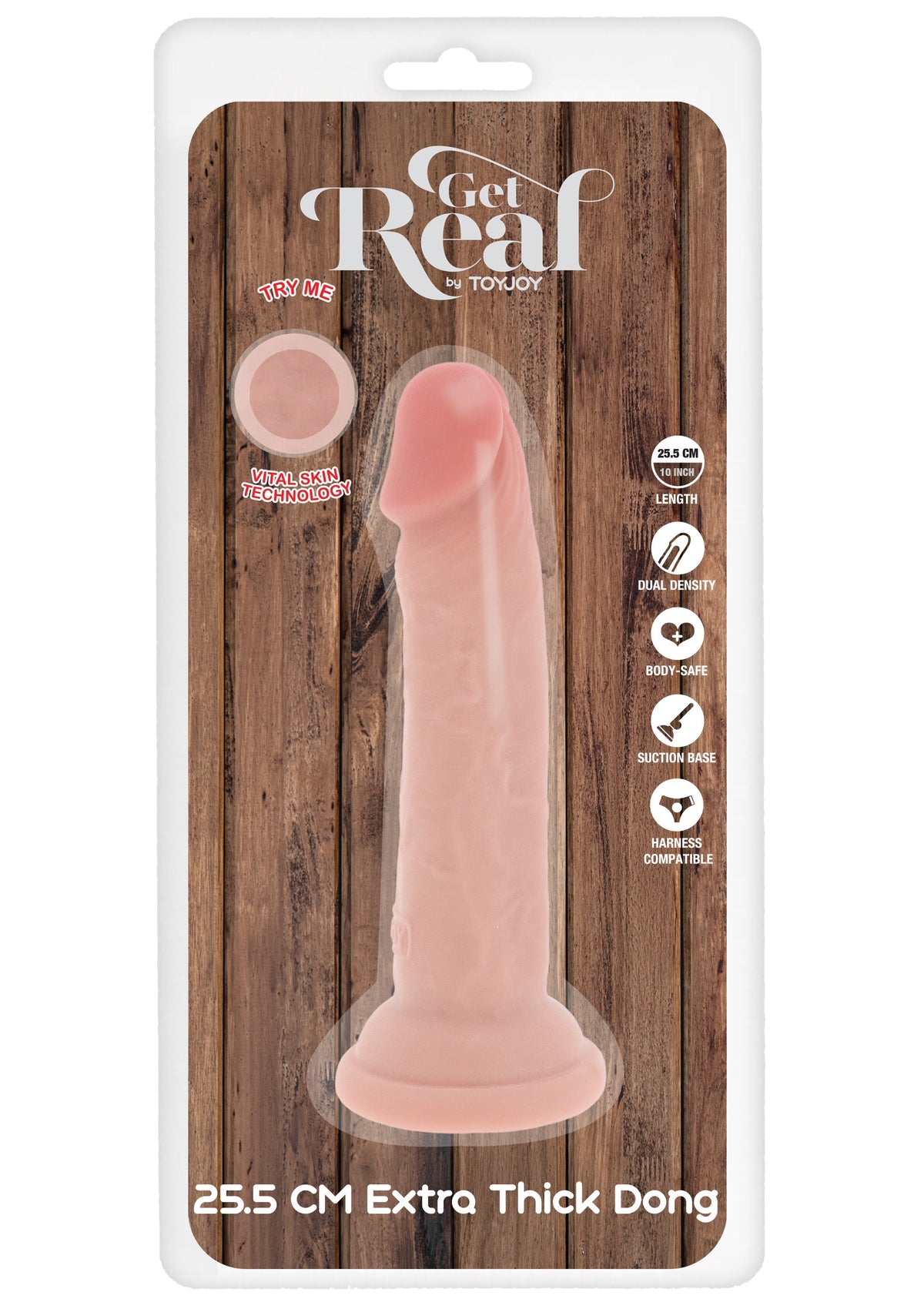 Deluxe Dual Density Thick Dong TPE 25.5 cm SKIN - 2