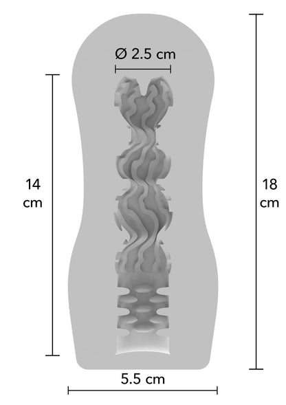 Clear Wave Vacuum Stroker CLEAR - 2