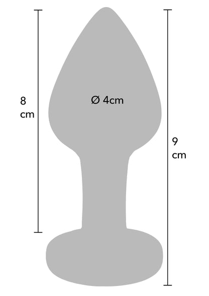 Bachelors Button Anal Plug Medium CLEAR - 5
