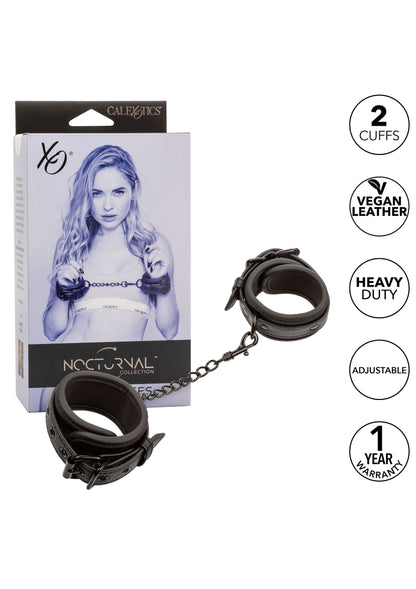 CalExotics Nocturnal Collection Wrist Cuffs BLACK - 0