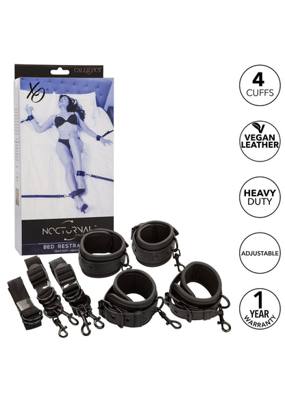 Nocturnal Bed Restraints BLACK - 4