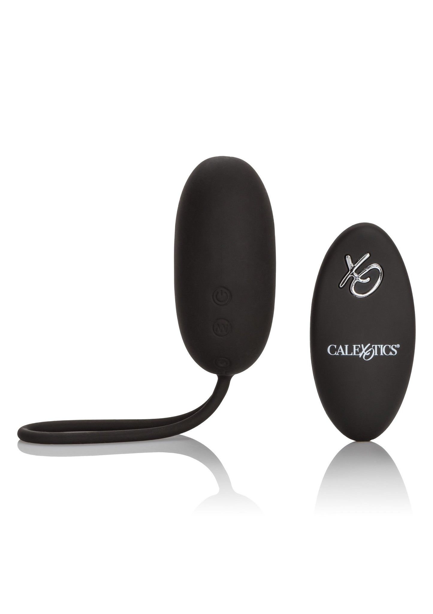 CalExotics Silicone Remote Rechargeable Egg BLACK - 0