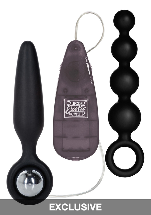CalExotics Booty Call Vibro Kit - Schwarz