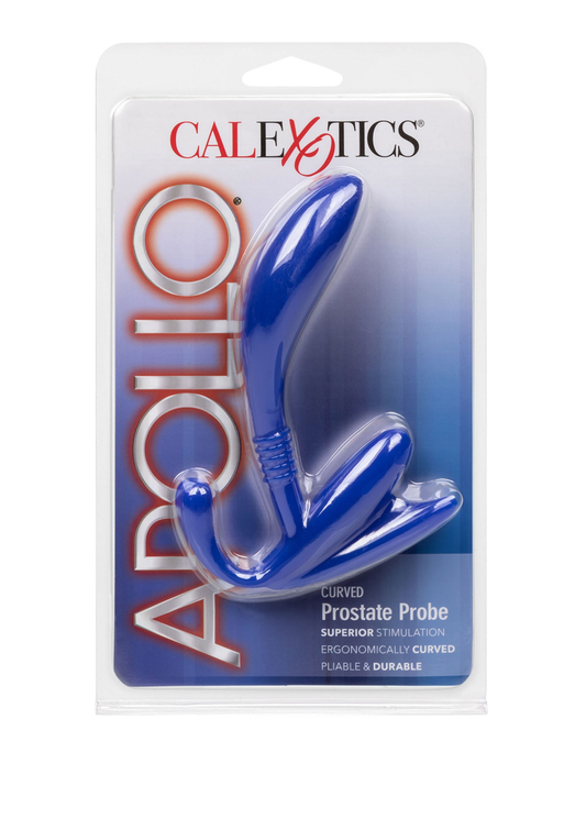 CalExotics Apollo Curved Prostate Probe - Blau