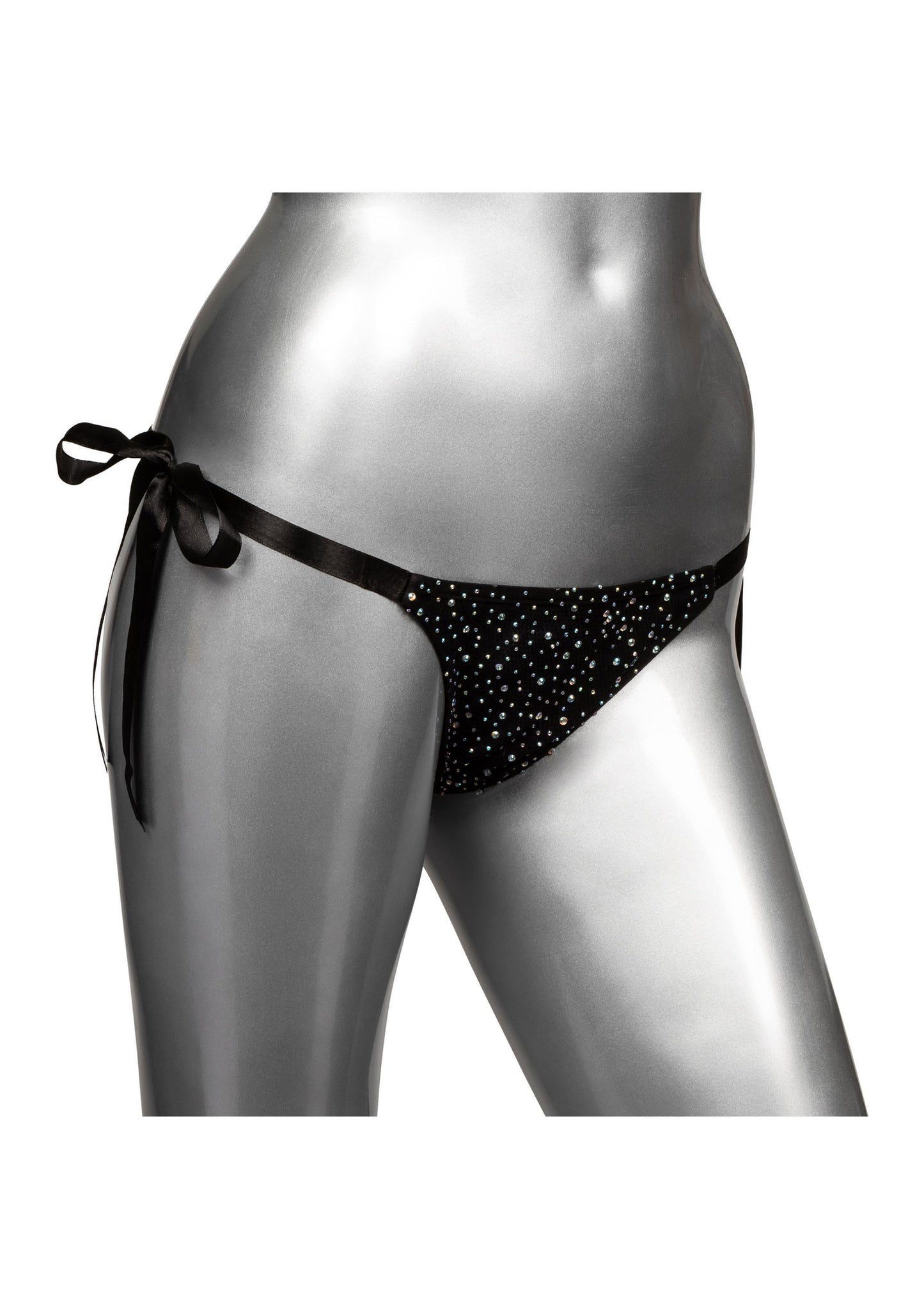 CalExotics Radiance Side-Tie Panties BLACK O/S - 7