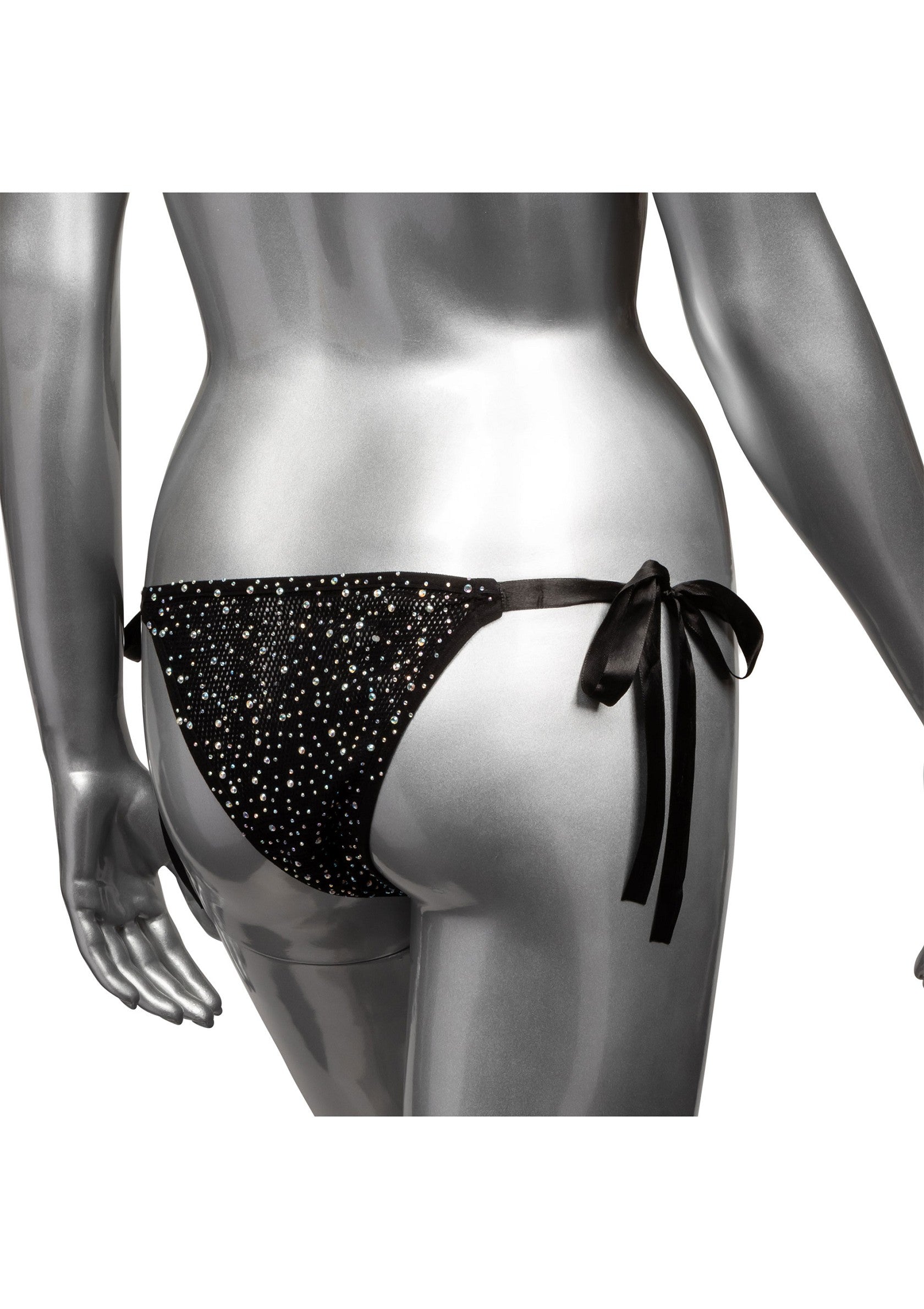 CalExotics Radiance Side-Tie Panties BLACK O/S - 5