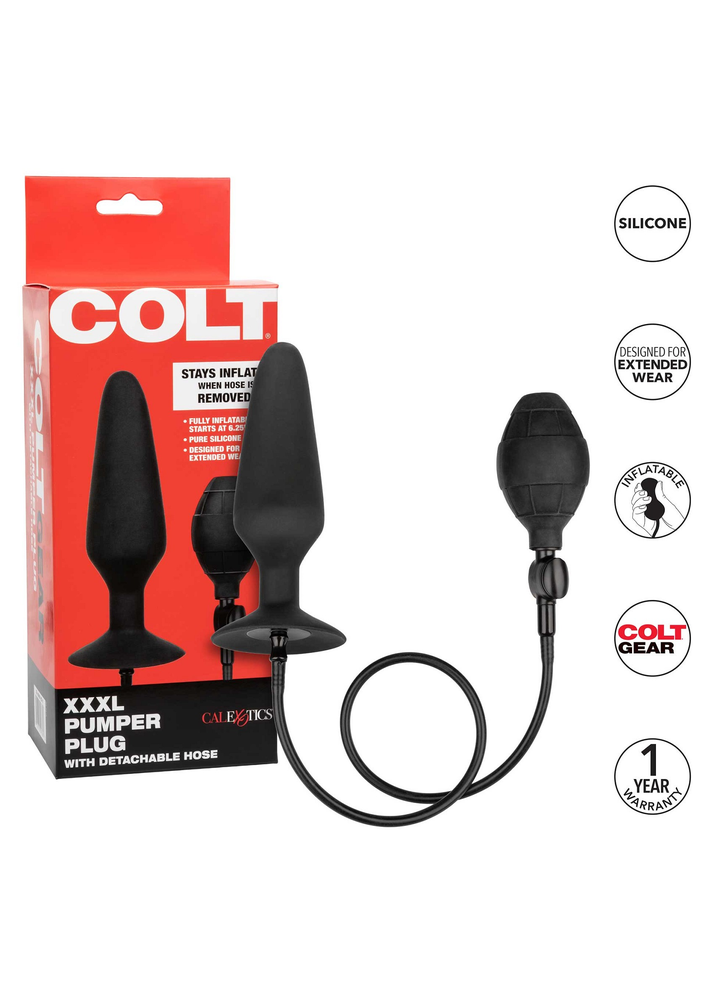 CalExotics COLT XXXL Pumper Plug with Detachable Hose BLACK - 2