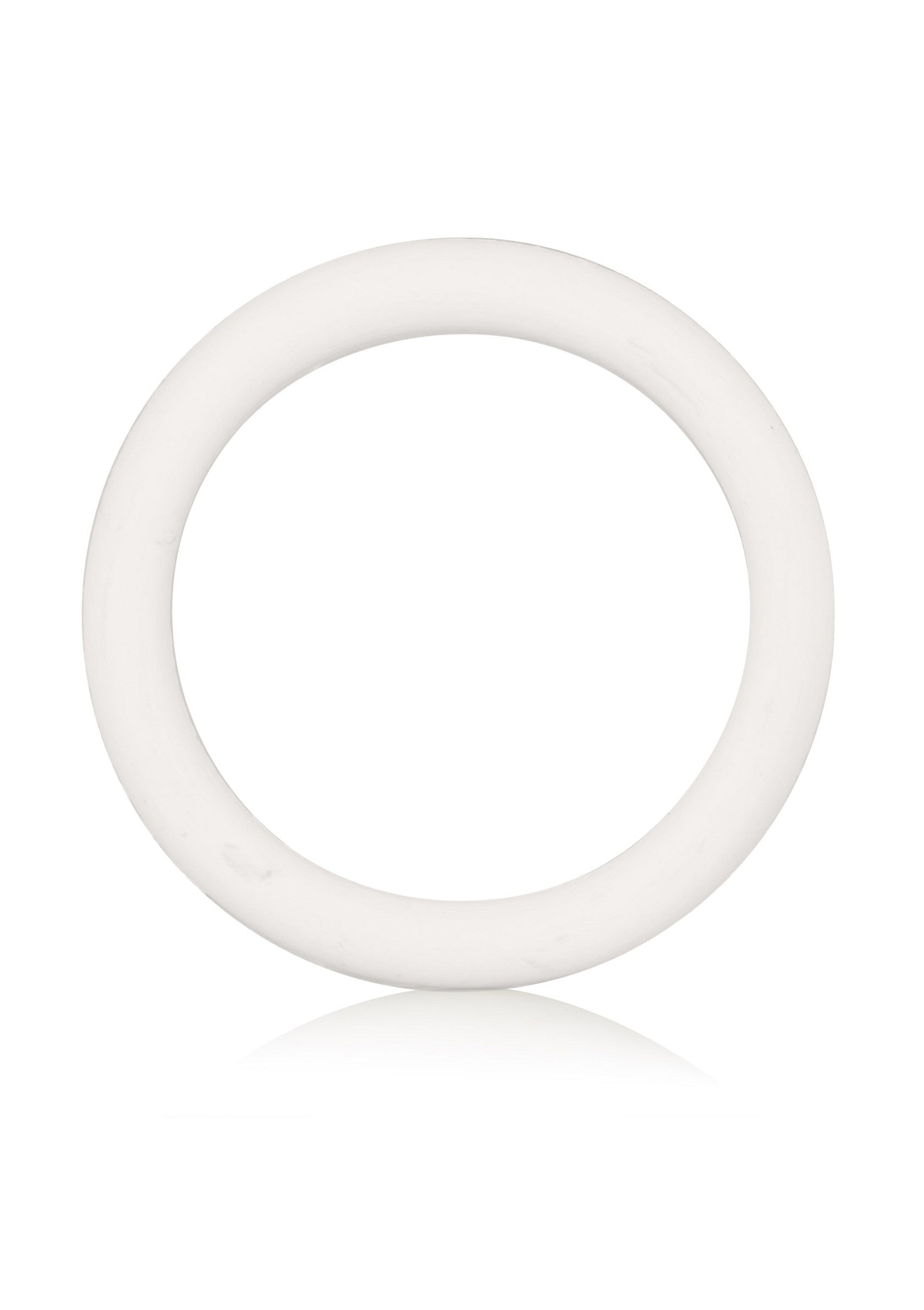 CalExotics Black Rubber Ring - Medium WHITE - 1