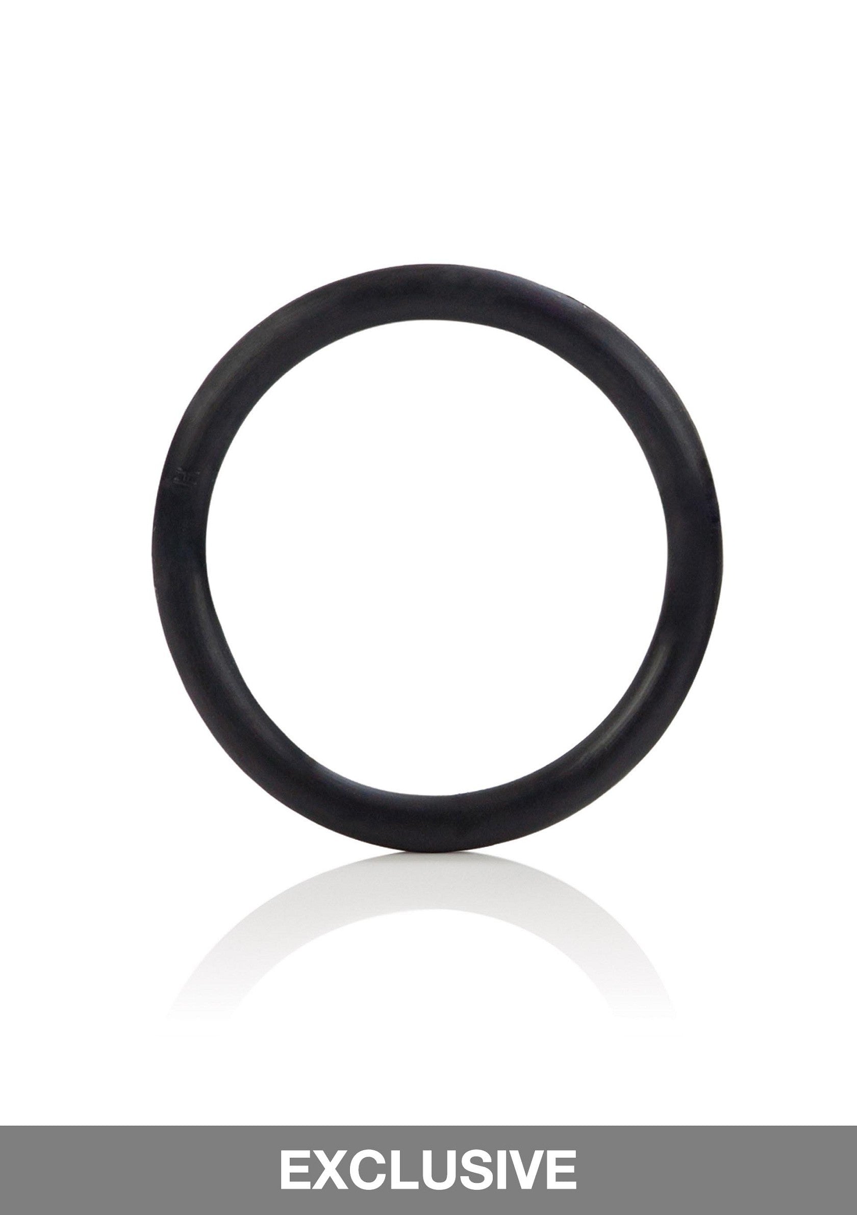 CalExotics Black Rubber Ring - Large BLACK - 2