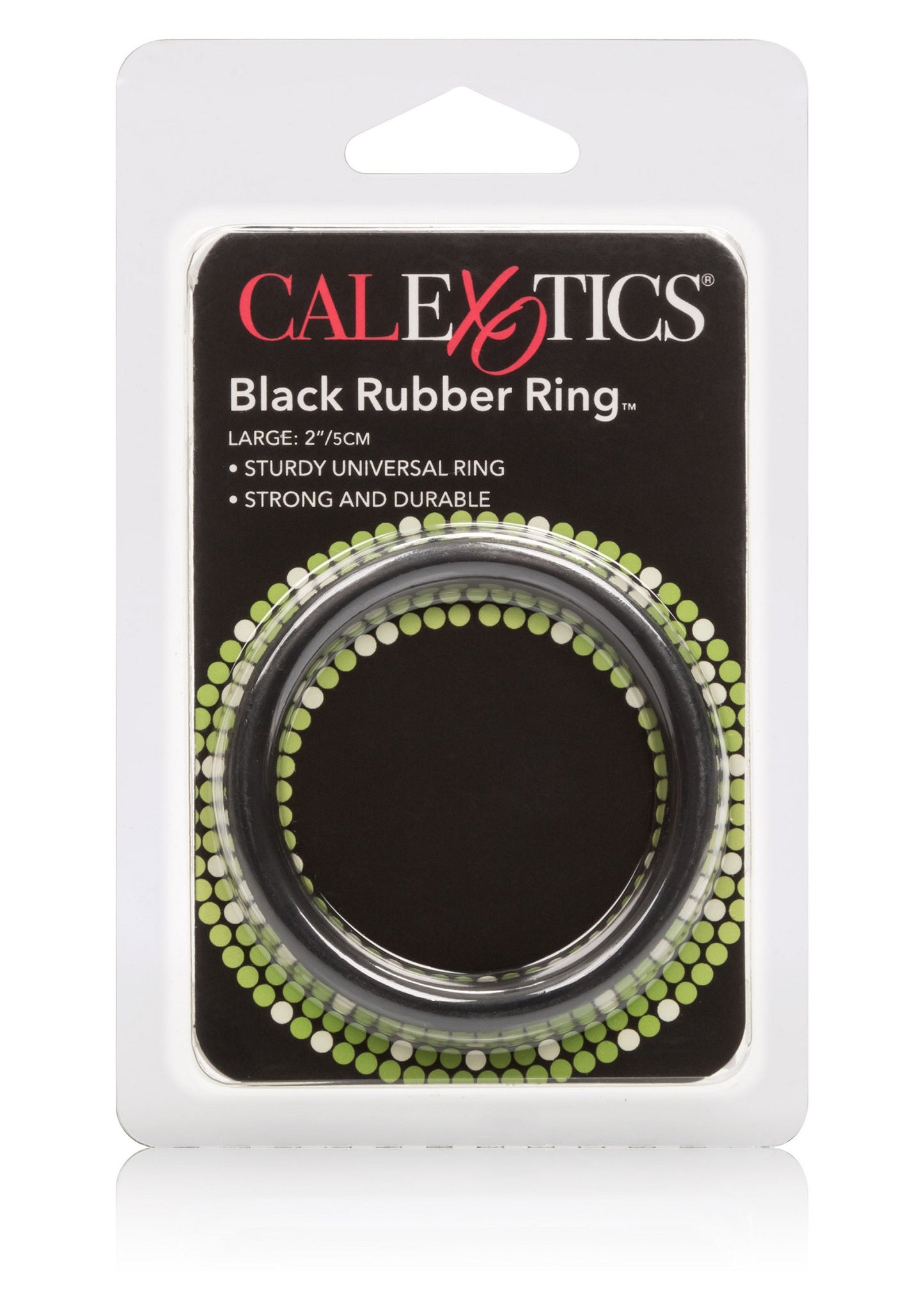 CalExotics Black Rubber Ring - Large BLACK - 0