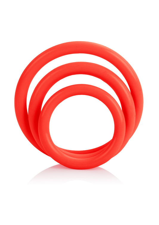 CalExotics Tri-Rings - Rot