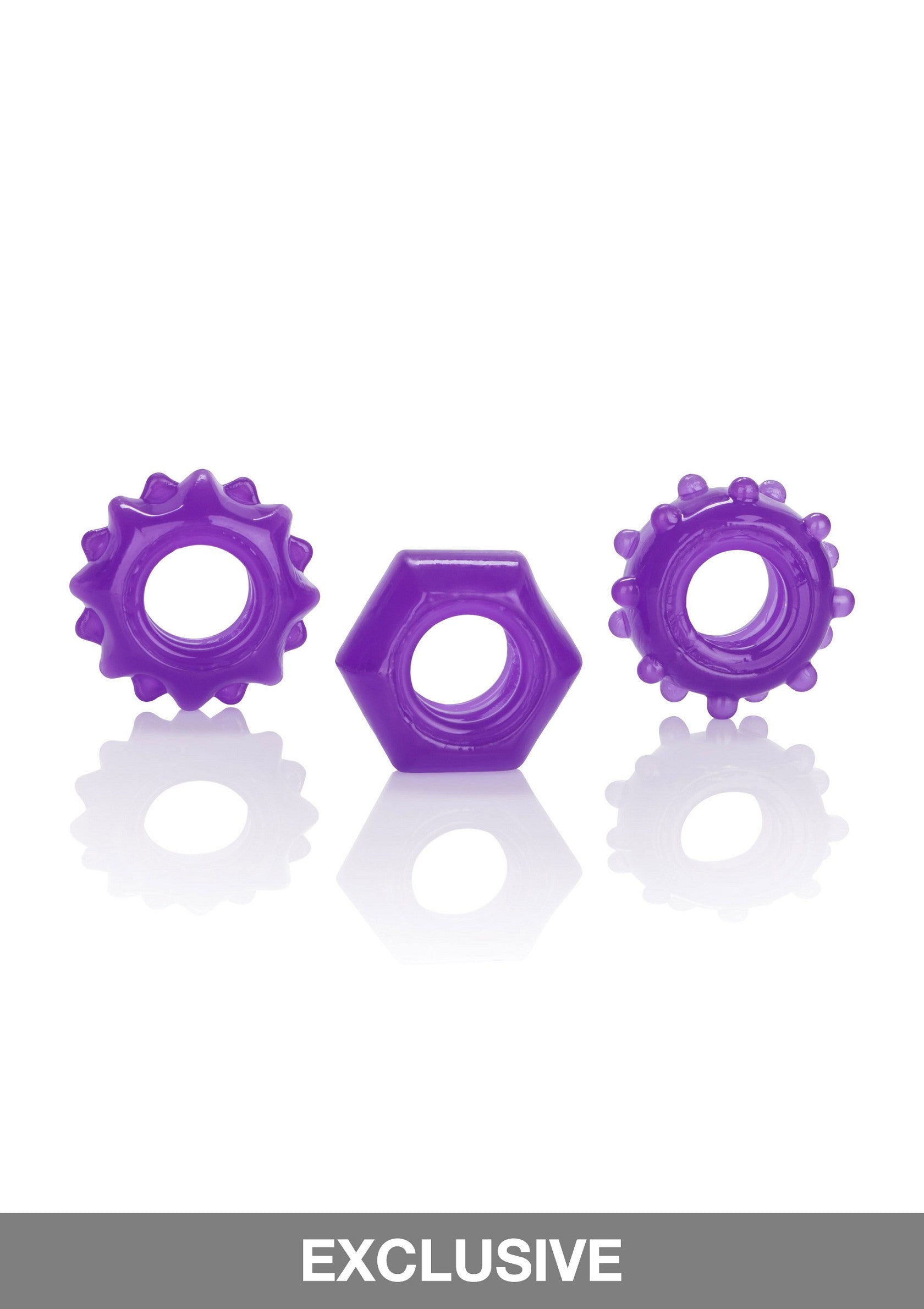 CalExotics Reversible Ring Set TRANSPA - 5