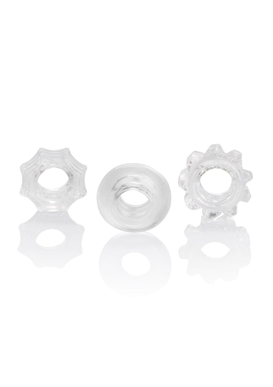 CalExotics Reversible Ring Set - Transparent